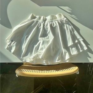 Nwot Lululemon White Court Rival Skirt 6